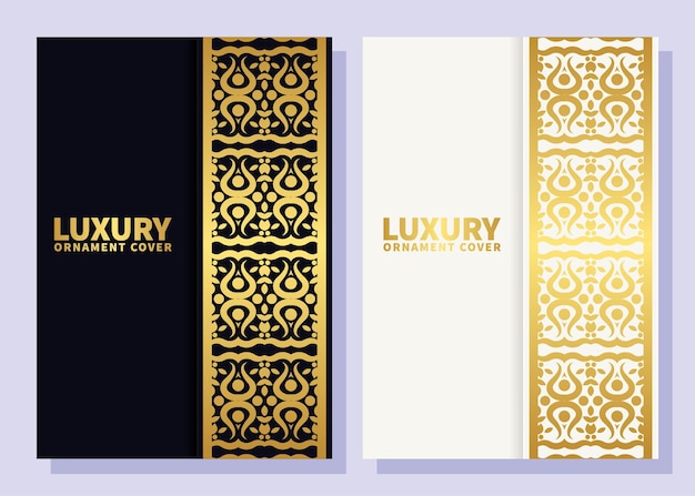 luxury ornament pattern book cover collection