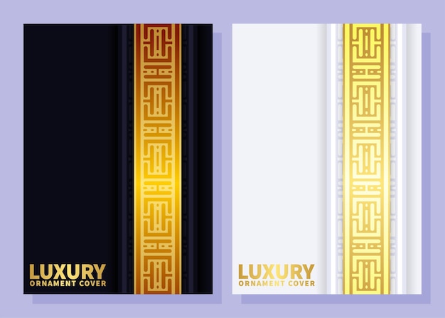 Luxury ornament pattern book cover collection