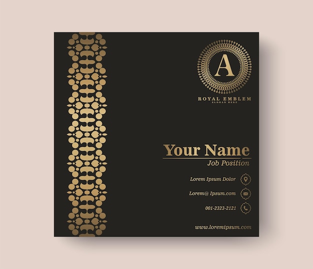 Luxury ornamental logos and business cards template