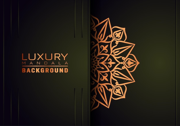 Luxury ornamental mandala background arabesque style