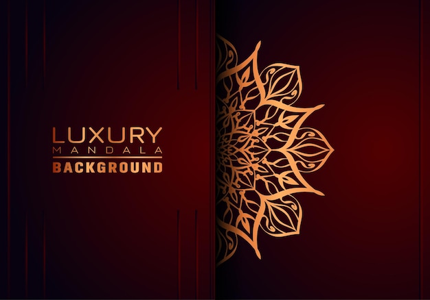 Luxury ornamental mandala background arabesque style