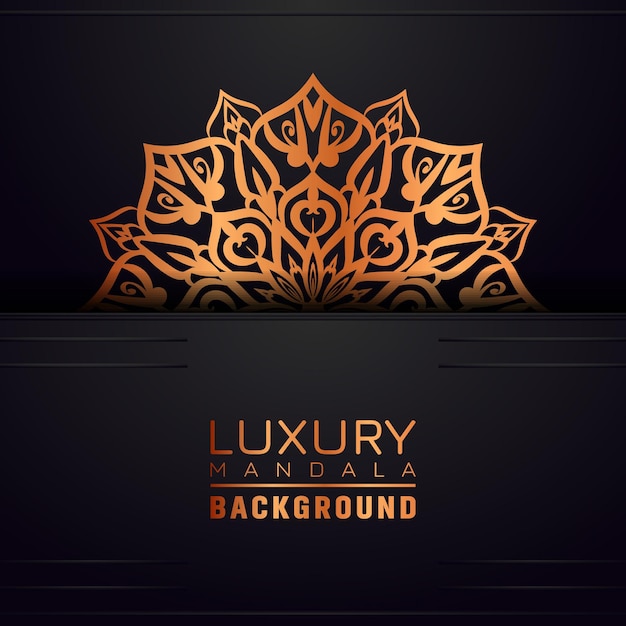 Luxury ornamental mandala background arabesque style