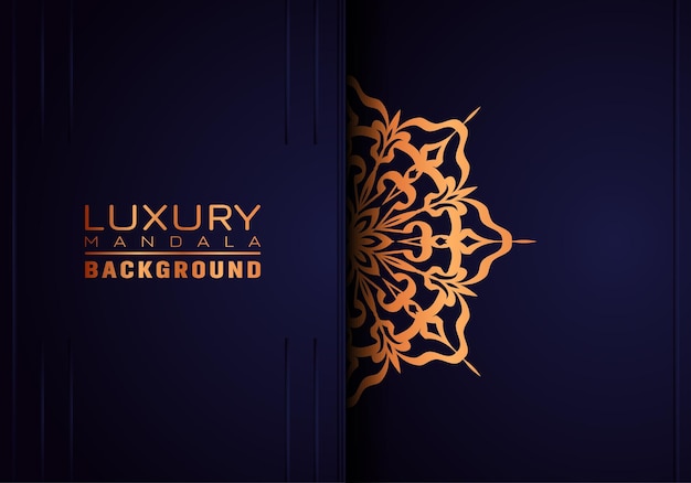 Luxury ornamental mandala background, arabesque style