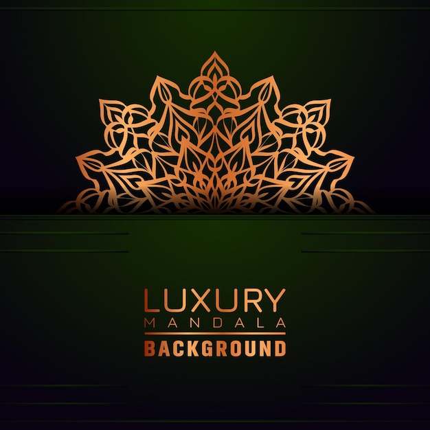 Luxury ornamental mandala background arabesque style