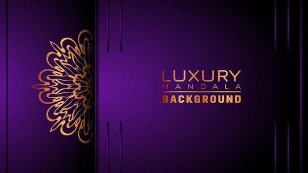 Luxury ornamental mandala background arabesque style