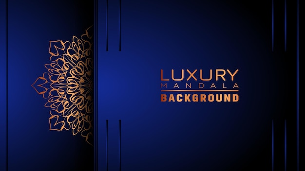 Luxury ornamental mandala background arabesque style