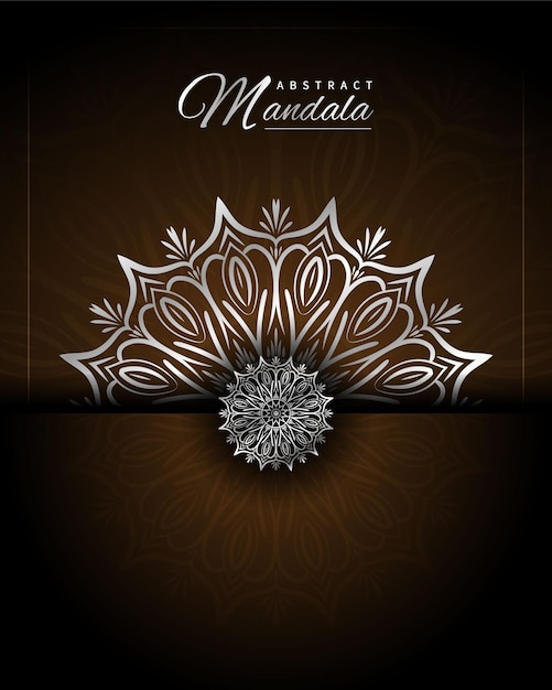 Luxury ornamental mandala background design in gold color