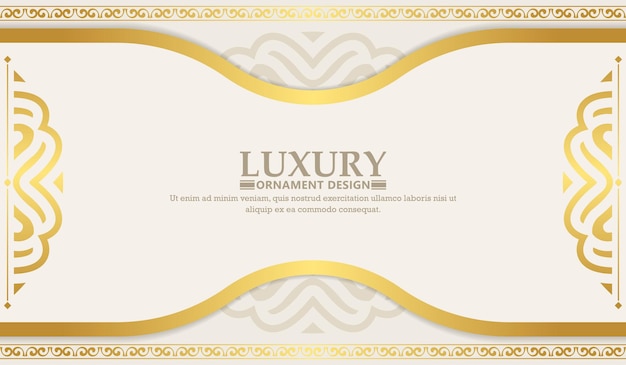 Luxury ornamental mandala background with arabic islamic east pattern style premium