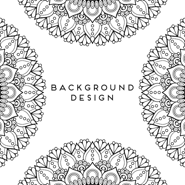 Luxury ornamental mandala background