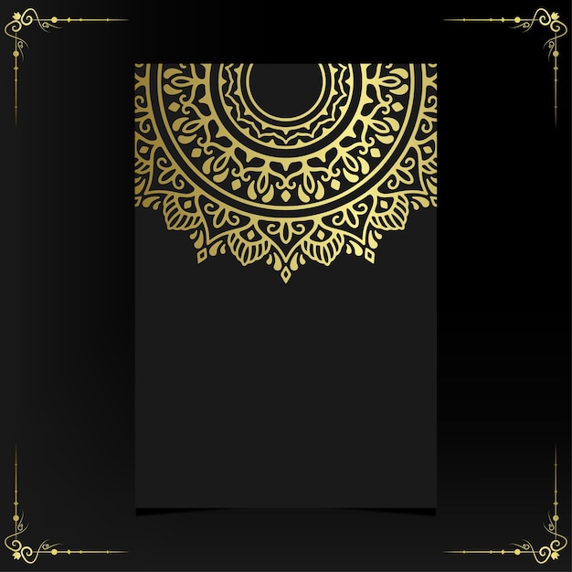 Luxury ornamental mandala background