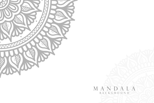 luxury ornamental mandala design background in black and gold color