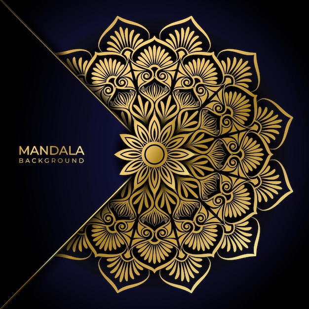 Luxury ornamental mandala design background premium vector Premium Vector