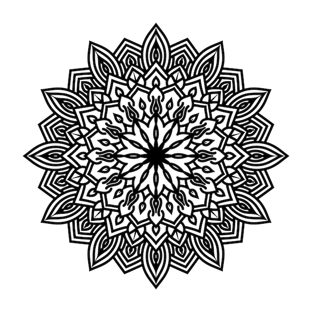 Luxury ornamental mandala design background premium Vector