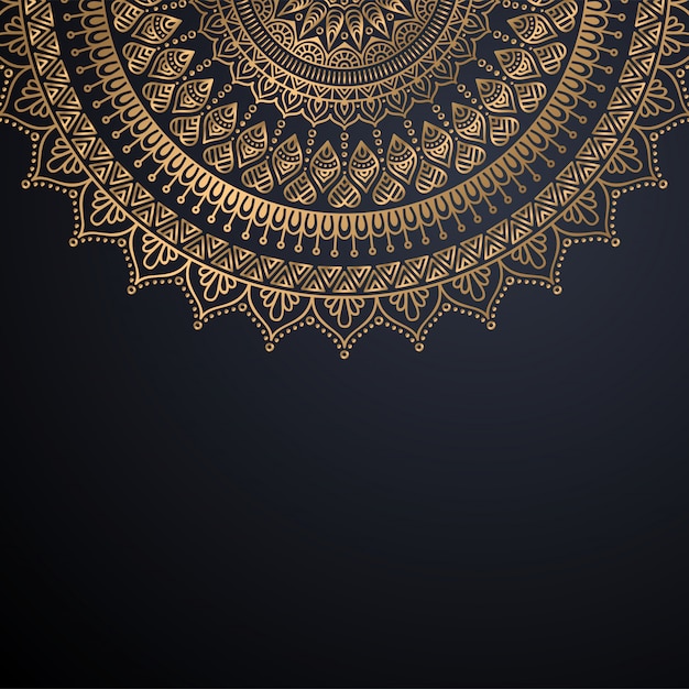 Luxury ornamental mandala design background