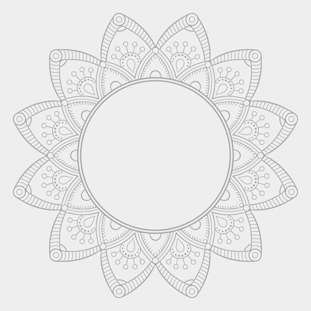 Luxury ornamental mandala design background