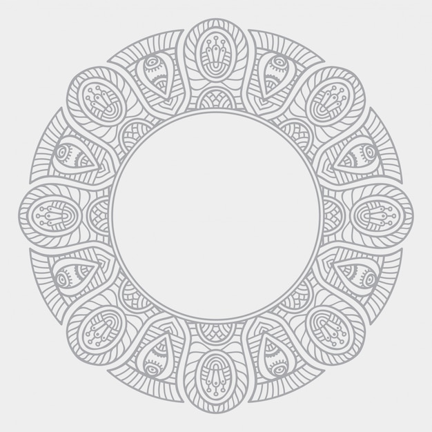 Luxury ornamental mandala design background