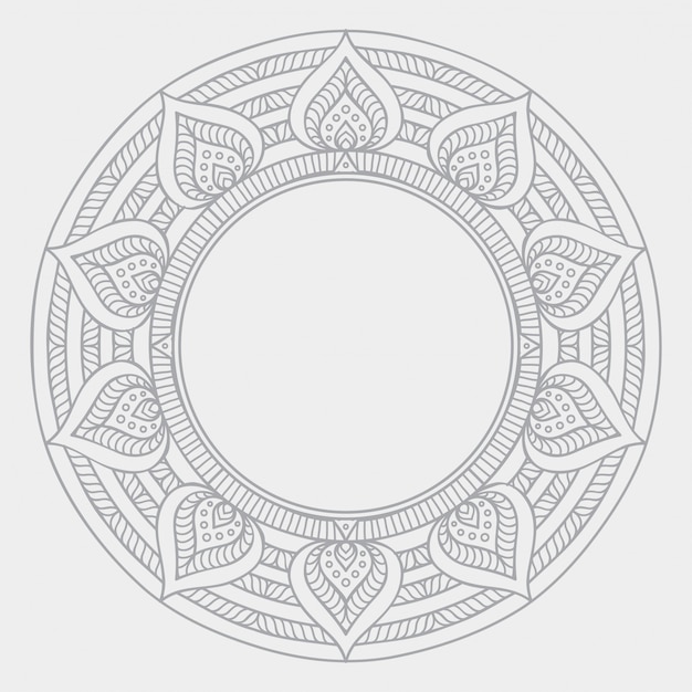 Luxury ornamental mandala design background