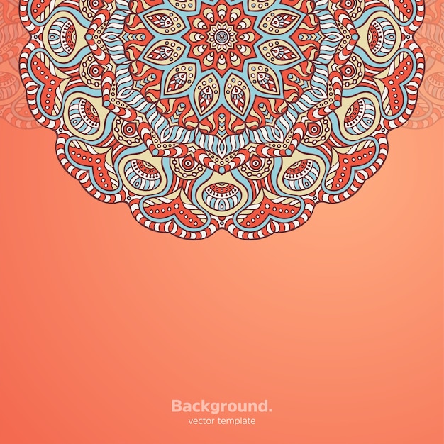 Luxury ornamental mandala design background 