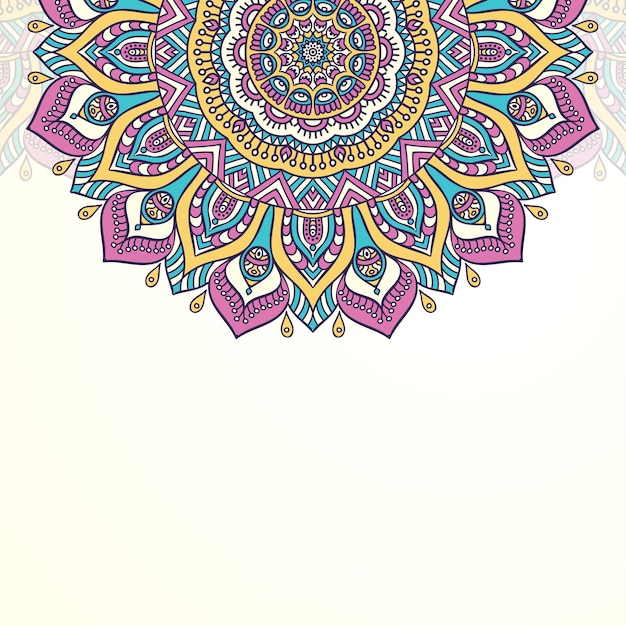 Luxury ornamental mandala design background 