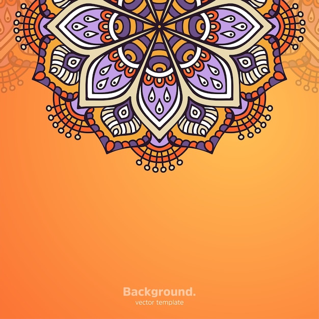 Luxury ornamental mandala design background 