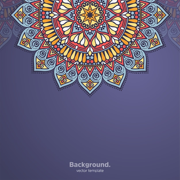 Luxury ornamental mandala design background 