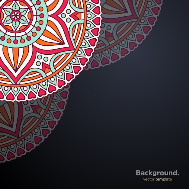 Luxury ornamental mandala design background 