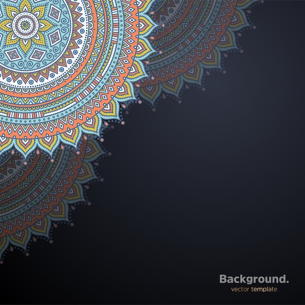 Luxury ornamental mandala design background 