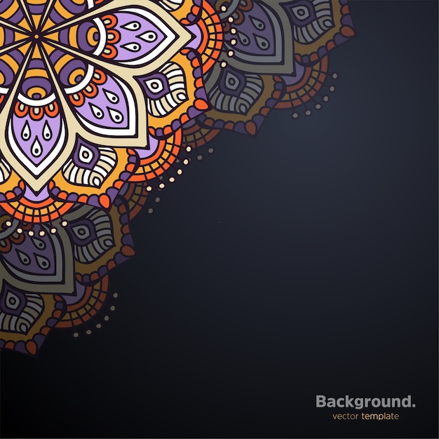 Luxury ornamental mandala design background 