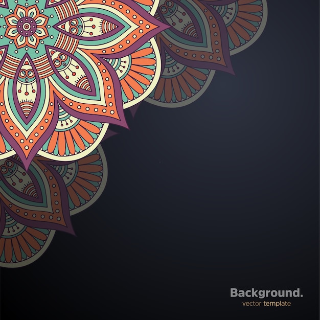 Luxury ornamental mandala design background 