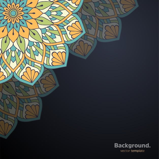 Luxury ornamental mandala design background 