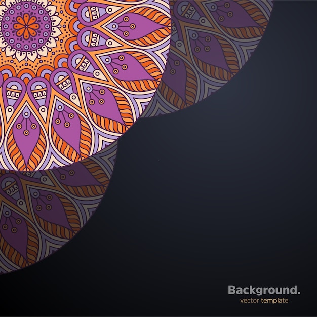 Luxury ornamental mandala design background 