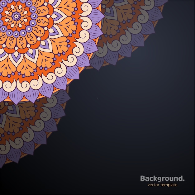 Luxury ornamental mandala design background 