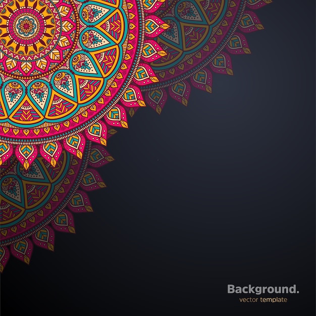 Luxury ornamental mandala design background 