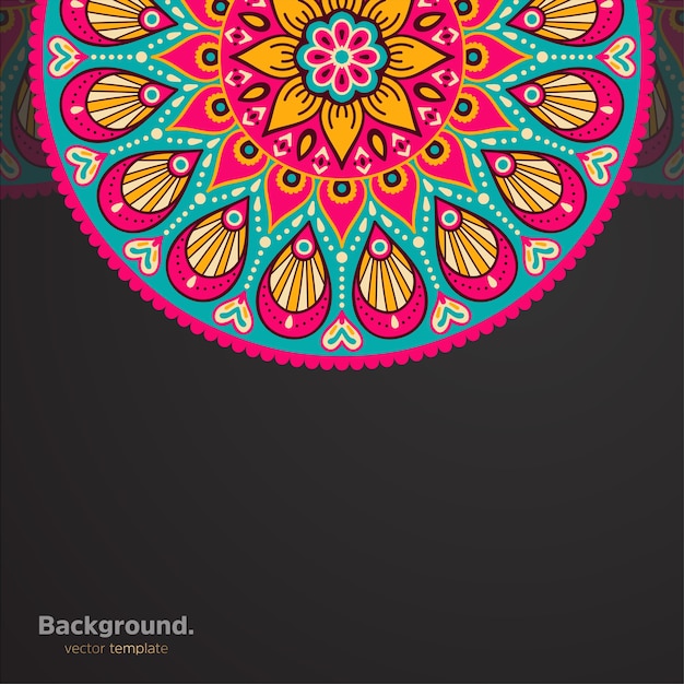 Luxury ornamental mandala design background 