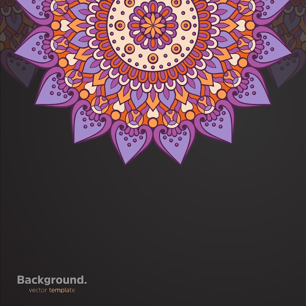 Luxury ornamental mandala design background 