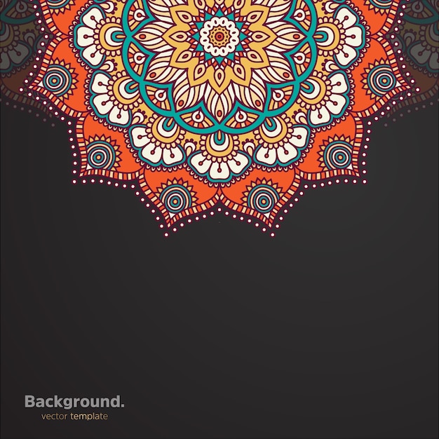 Luxury ornamental mandala design background 