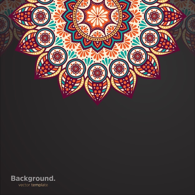 Luxury ornamental mandala design background 