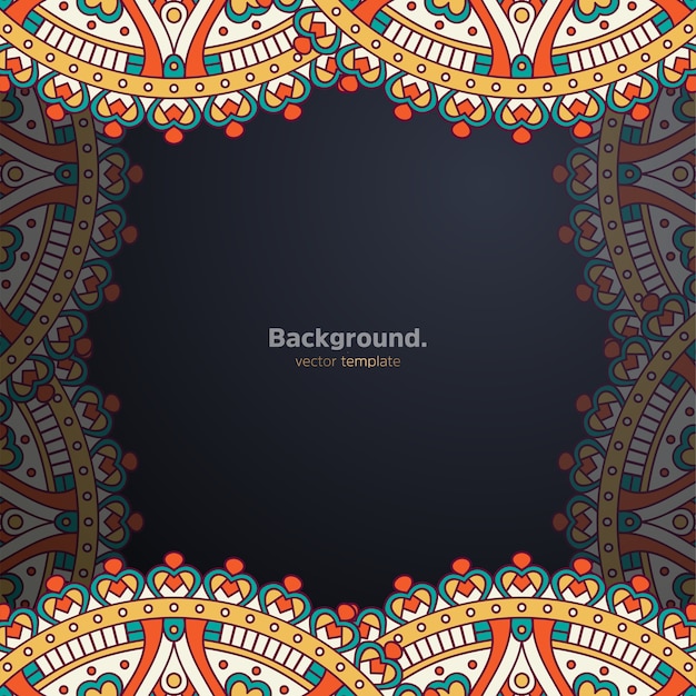 Luxury ornamental mandala design background 