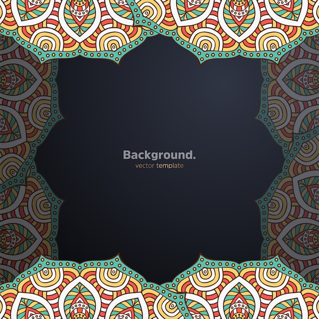 Luxury ornamental mandala design background 