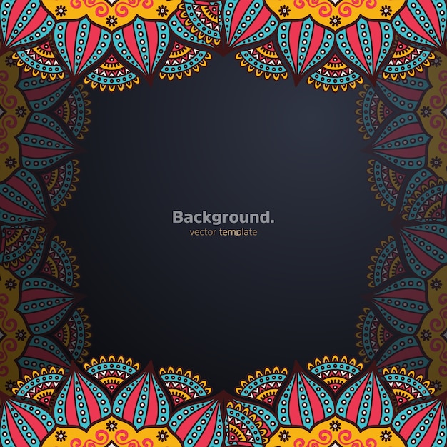 Luxury ornamental mandala design background 