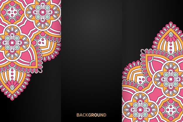 Luxury ornamental mandala design background