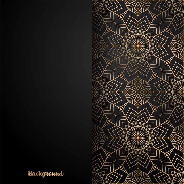 Luxury ornamental mandala design background