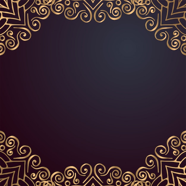 Luxury ornamental mandala design background