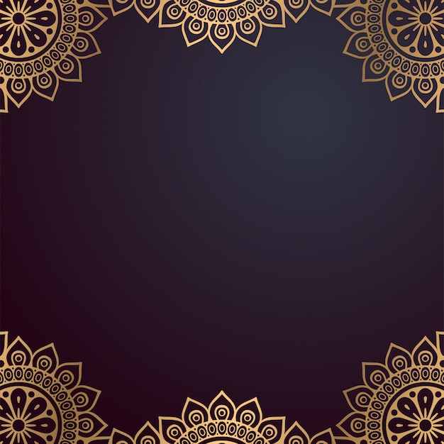 Luxury ornamental mandala design background