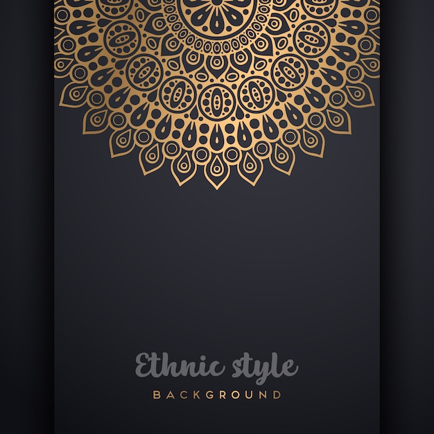 Luxury ornamental mandala design background