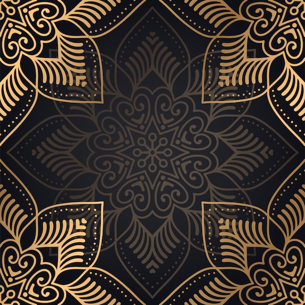 Luxury ornamental mandala design background