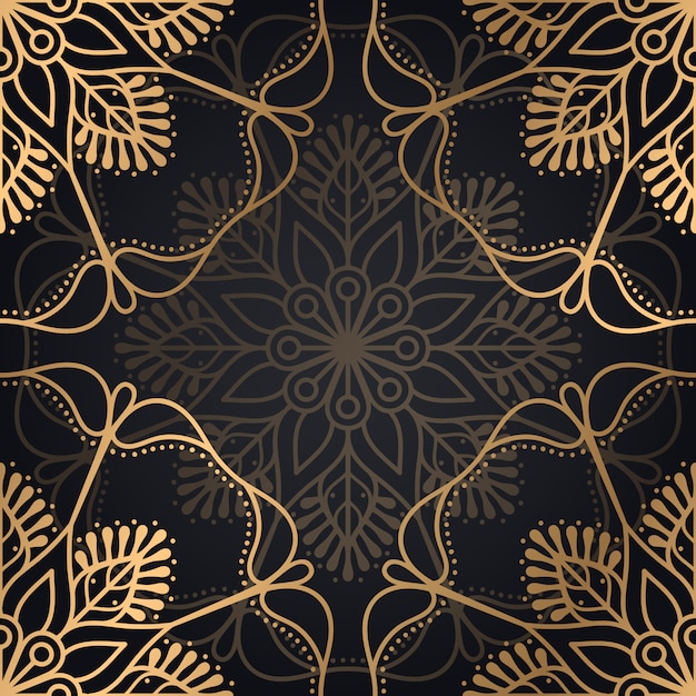 Luxury ornamental mandala design background