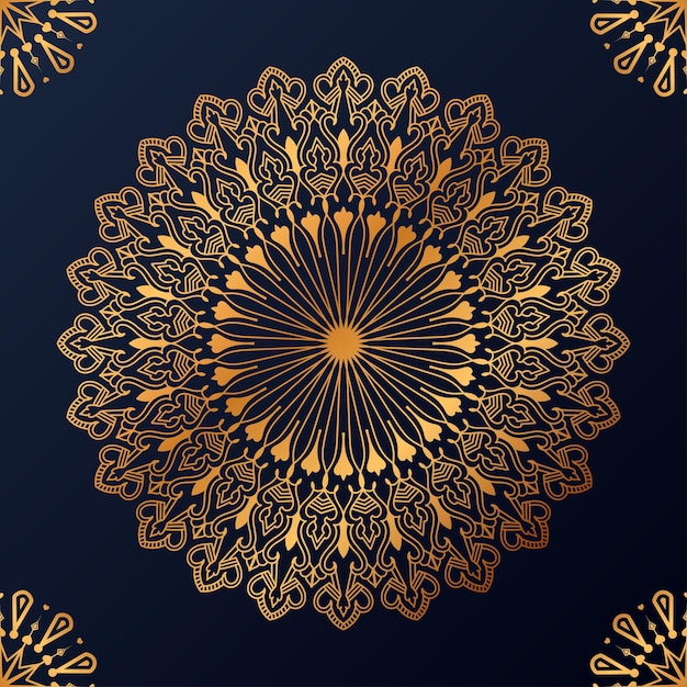 Luxury ornamental mandala design background