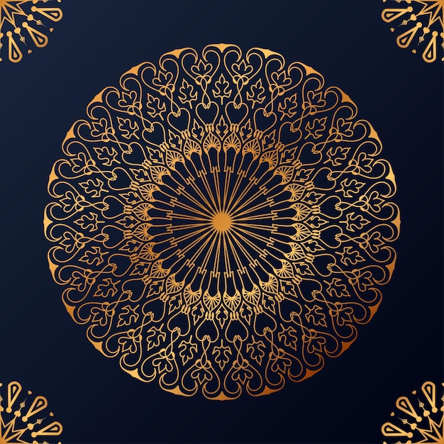 Luxury ornamental mandala design background