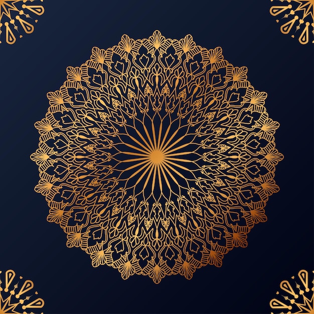 Luxury ornamental mandala design background